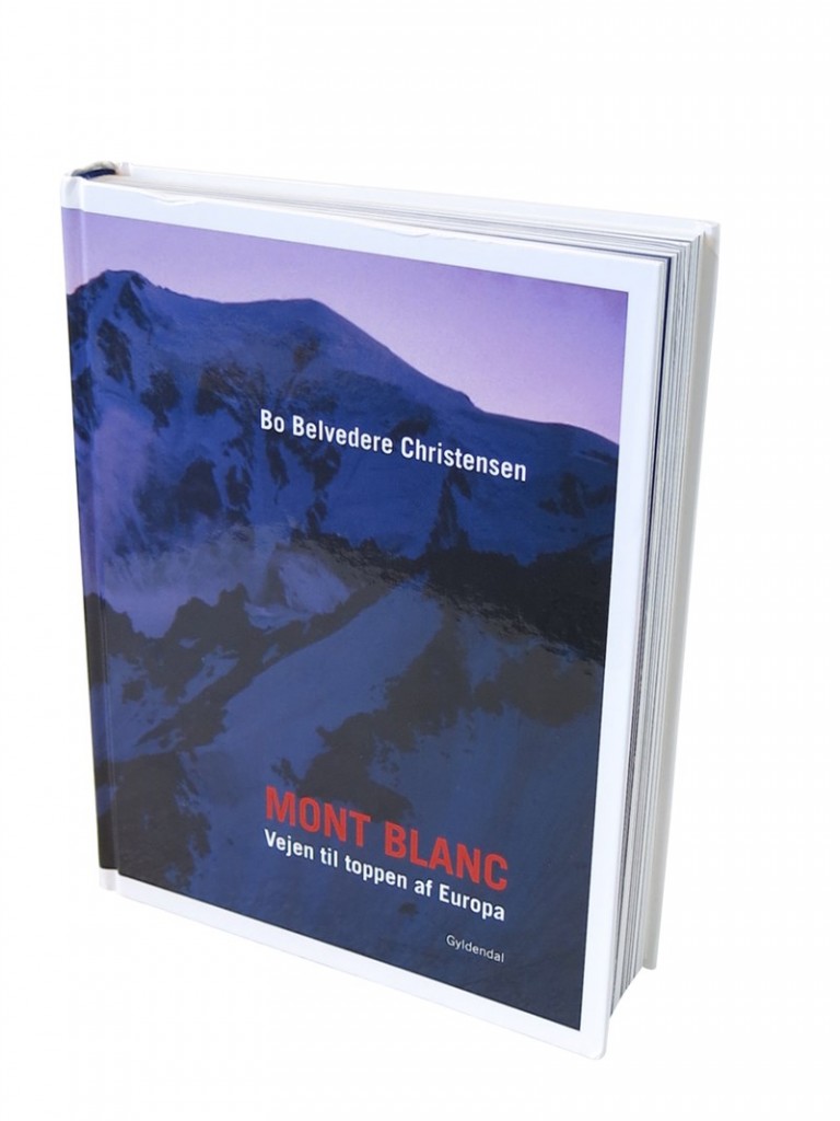 Mont Blanc bogen er på 350 sider med mange billeder såvel historiske som mine egne billeder